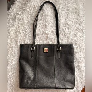 Dooney & Bourke Lexington Shoulder Bag -Pebbled Leather-Black